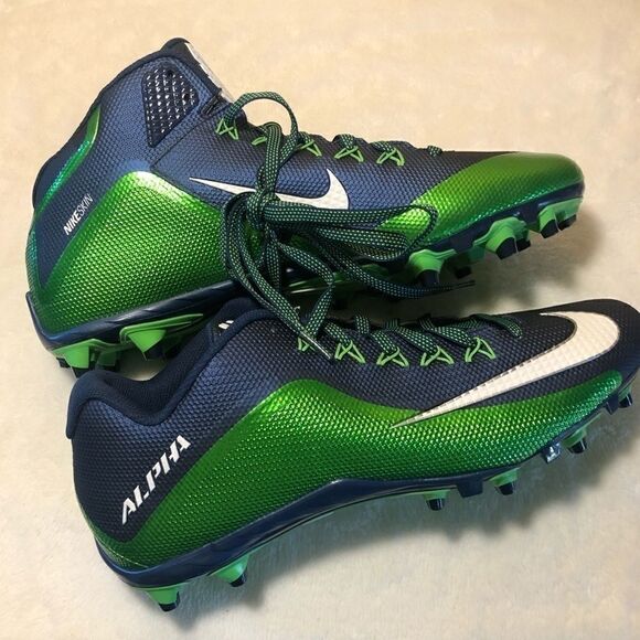 NEW NIKE ALPHA PRO/NIKE SKIN 2-3/4 CLEATS 14 - Picture 9 of 12